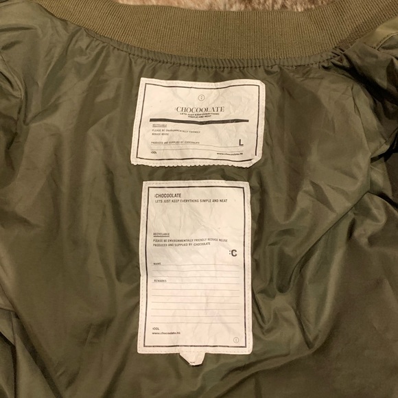 Olive Colored Jacket - Picture 6 of 8